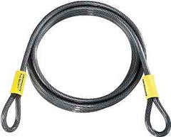 Schlage 999263 Flexible Cable Lock, 3/8 in Dia Shackle, Steel Body