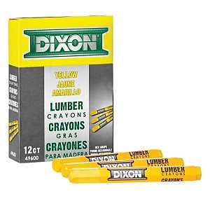 Dixon Ticonderoga 49300 Lumber Crayon, Purple, 1/2 in Dia, 4-1/2 in L