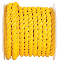 ROPE TWST POLY YEL 3/4INX100FT