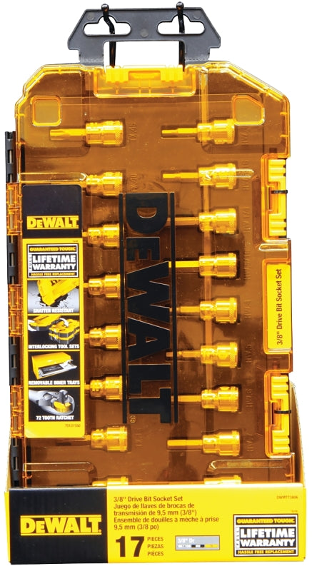 DWMT73806 SOCKET SET 3/8 DRIVE
