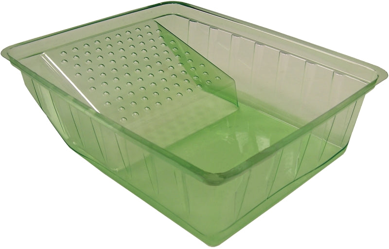 ENCORE Plastics 201303 Paint Tray, 6 in W, Plastic, Green