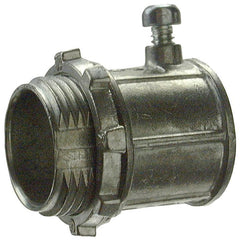 Halex 21210 Set Screw Connector, 1/2 in, Zinc