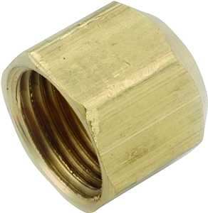 Anderson Metals 54840-06 Space Heater Tube Cap, 3/8 in, Flare