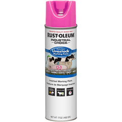 Rust-Oleum 383018 Marking Paint, Fluorescent Pink, 17 fl-oz, Can