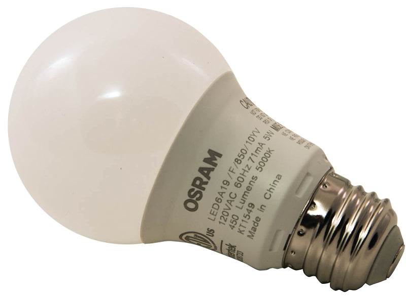 74081 BULB LED 10YR 40W A19 5K
