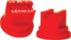 Green Leaf LU 80-04 6PK Spray Nozzle, Multi-Range Universal Flat, Polyoxymethylene, Red, For: Y8253048 Series 8 mm Cap