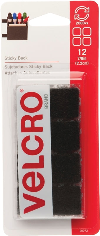 90072 7/8IN BLACK BLACK VELCRO
