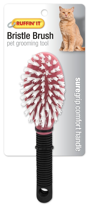 Ruffin'It 19792 Bristle Brush, Plastic, Cat