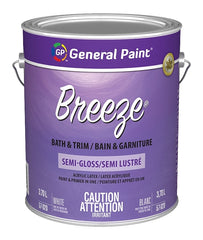 General Paint GE0057352-16 Interior Paint, Eggshell, Accent, 3.36 L, Latex Base