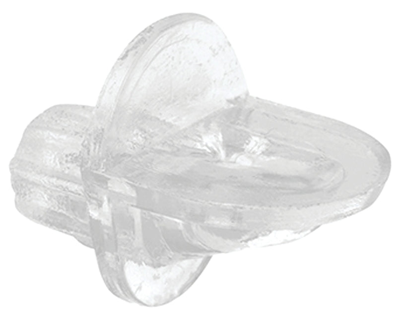 Prime-Line 819-4383 Mini Shelf Support Peg 12 lb, Plastic, Clear