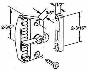 A105 LATCH & PULL PULL SCRN DO