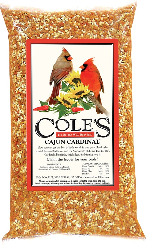 Cole's Cajun Cardinal Blend CB20 Blended Bird Seed, 20 lb Bag