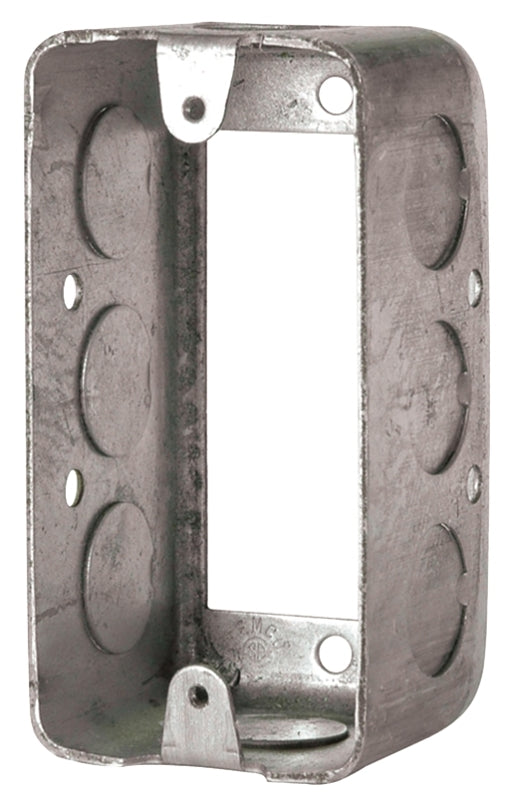 Hubbell 2020RBAR Utility Box, 8-Knockout, 1/2 in Knockout, Metal, Bracket