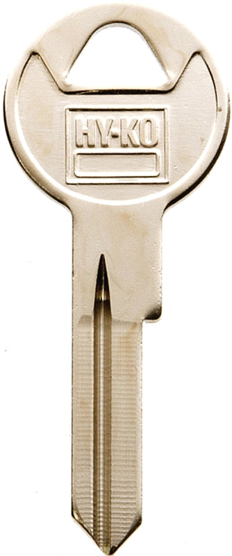 Hy-Ko 11010H26 Key Blank, Brass, Nickel, For: Ford, Lincoln, Mercury Vehicles