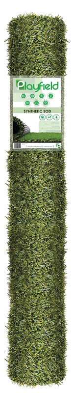 Natco PRT2236-5X7 Artificial Grass Rug, Verdure, Turf, Dark Green