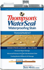 Thompson's WaterSeal TH.091201-16 Wood Sealer, Transparent, Liquid, Harvest Gold, 1 gal