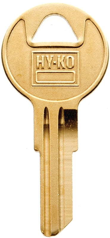 Hy-Ko 21200Y11BR Key Blank, Brass, Nickel, For: Yale Cabinet, House Locks and Padlocks