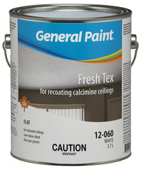 General Paint 12-060-16 Ceiling Paint, Flat, White, 1 gal