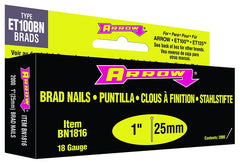 BN1816BCS  1IN FORET100 NAILS