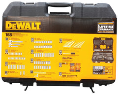 DWMT73803 SOCKET SET 168PC BOX