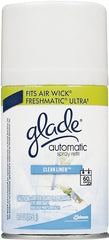 SC Johnson 71773 Automatic Air Freshener Refill, Clean Linen