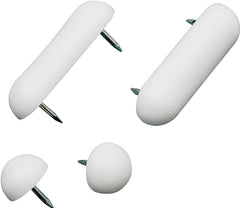 Plumb Pak PP835-25 Seat Bumper Set, Plastic, White