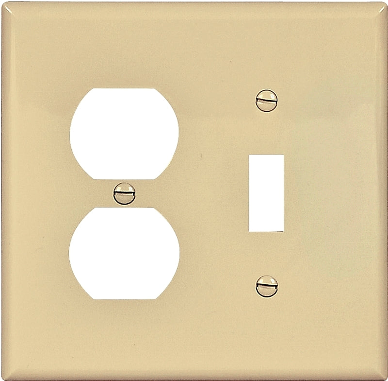 WALL PLATE 2G TGL/DUPL MID IV