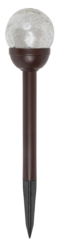 Boston Harbor Light Stake, Ni-Mh Battery, 1-Lamp, LED Lamp, Stainless Steel Glass Fixture, Battery Included: Yes