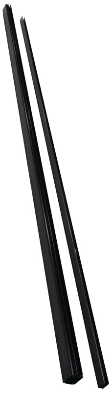 TBR-6-BL RAIL TOP/BTM BLK 6FT