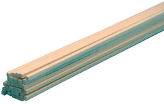Midwest Products 4022 Craft Wood Strip, 24 in L, 1/16 in W, 1/16 in Thick, Basswood