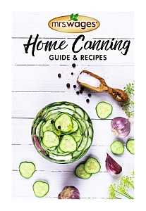 Mrs. Wages O103-J4255 How-To Book, Home Canning Guide and Recipes, English, 160-Page