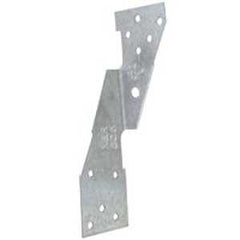 MiTek RT7 Double Hurricane Tie, 1-9/16 in W, 5-1/4 in H, Steel, G30 Galvanized