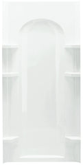 Sterling Ensemble 72202100-0 Shower Back Wall, 72-1/2 in L, 36 in W, Vikrell, High-Gloss, Alcove Installation, White