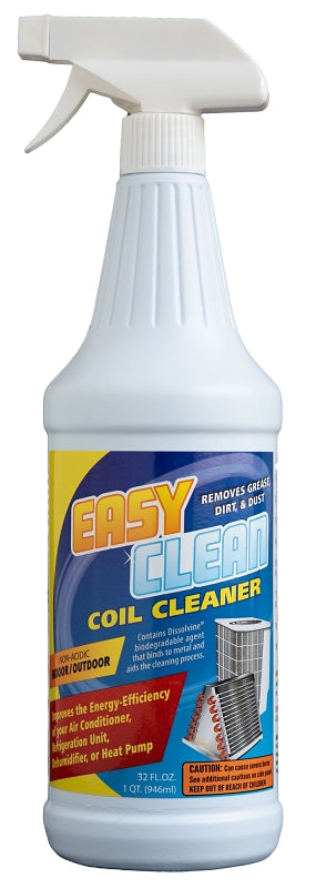 Easy Clean 58461 Air Conditioner Coil Cleaner, Liquid, 32 oz, Bottle