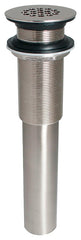Stylewise K820-74BN Open Grid Sink Drain, 1-1/4 in Connection, Brass, Brushed Nickel