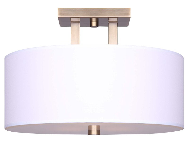 SM-FLUSH LIGHT 3LT WHT SHD 60W