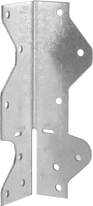 MiTek MPA1 Multi-Purpose Framing Angle, 1-1/2 in W, 1-7/16 in D, 4-1/2 in H, Steel, G90 Galvanized