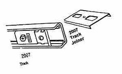 Renin Bi-Fold Door Track, Steel, For Use With Bi-Fold Door