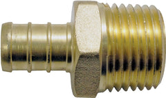 Apollo Valves CPXMA1212 Pipe Adapter, 1/2 in, PEX x MPT, Brass