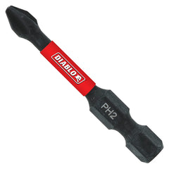 Diablo DPH22P100 Screwdriver Insert Bit, #2 Drive, Phillips Drive, 2 in L