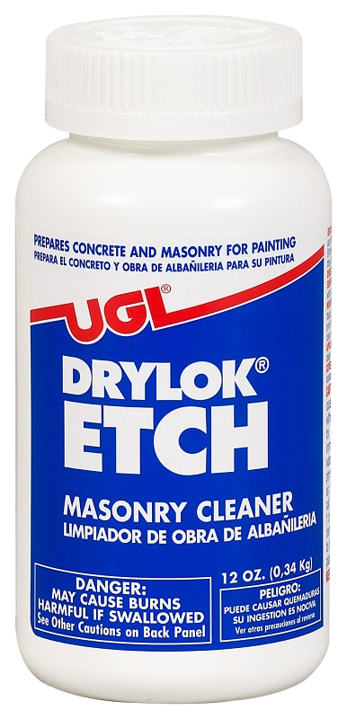 UGL 01908 Masonry Cleaner, 12 oz Bottle, Crystal, White