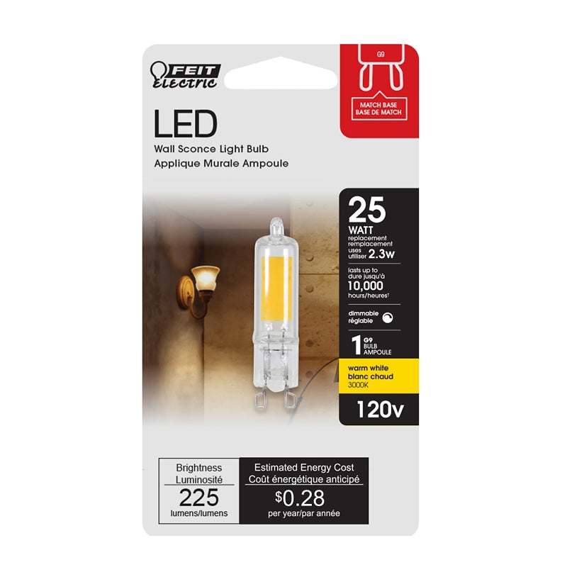 BULB LT LED CYL T4 WWHT 5K 25W