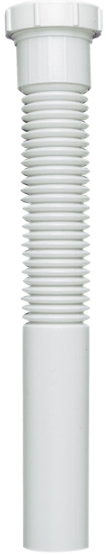Plumb Pak PPC812-6 Pipe Extension Tube, 1-1/2 in, 12 in L, Slip-Joint, Plastic