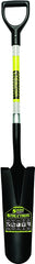 Structron S600 49752 Drain Spade, 6 in W Blade, Steel Blade, Fiberglass Handle, D-Grip Handle, 29 in L Handle