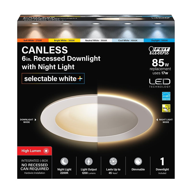 BULB LT REC LED WHITE 5CCT 6IN