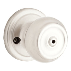 Weiser Phoenix Series 9GA3310-010 Privacy Door Knob, 2-3/16 in Dia Knob, Satin Nickel