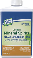 Klean Strip QKGO75CA Mineral Spirit Thinner, Liquid, Milky White, 1 qt
