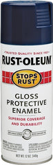 Stops Rust 7723830 Rust Preventative Spray Paint, Gloss, Navy Blue, 12 oz, Can
