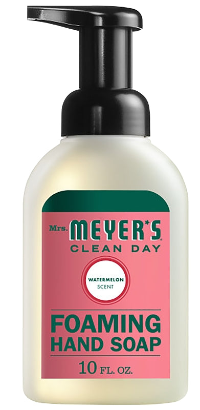 Mrs. Meyer's 17466 Hand Soap, Liquid, Watermelon, 10 oz Bottle