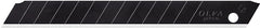 OLFA 9148 Knife Blade, 9 mm, Carbon Steel, 13-Point